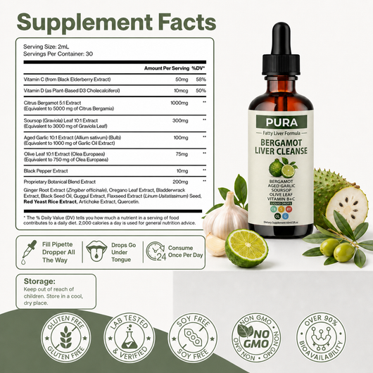 Bergamot Liver Cleanse Formula